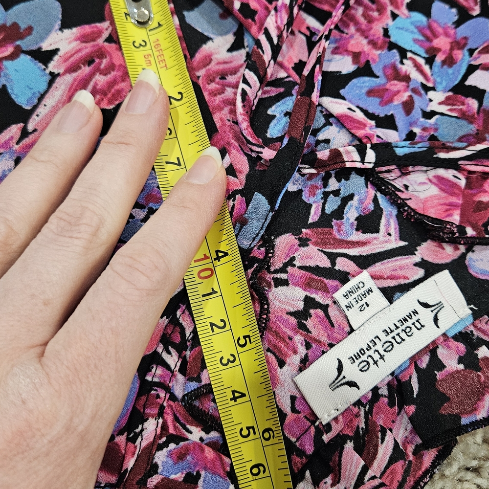 Nanette Lepore Vibrant Floral Long Sleeve Dress - Picture 3 of 7